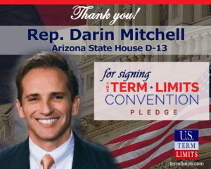 AZ d13 Darin Mitchell Signs Article V Pledge