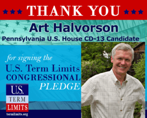 PA13ArtHalvorson signs term limits pledge