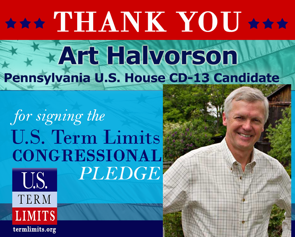 PA13ArtHalvorson signs term limits pledge