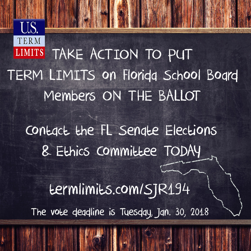 Take Action For Term Limits On The Florida School Board - U.S. Term Limits