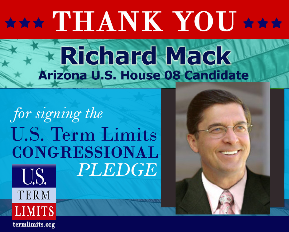 Sheriff Richard Mack signs US Term Limits pledge