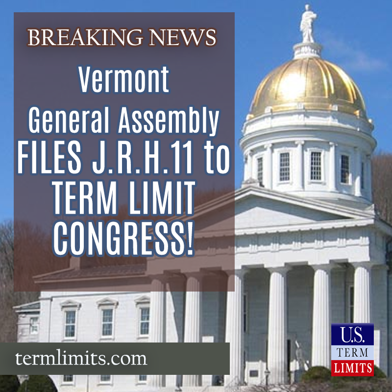 Vermont Files term limits on Congress resolution