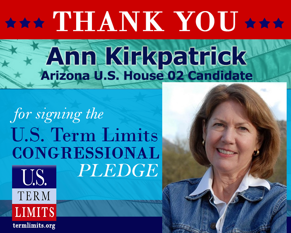 AZ CD2 Ann Kirkpatrick signs congressional term limits pledge