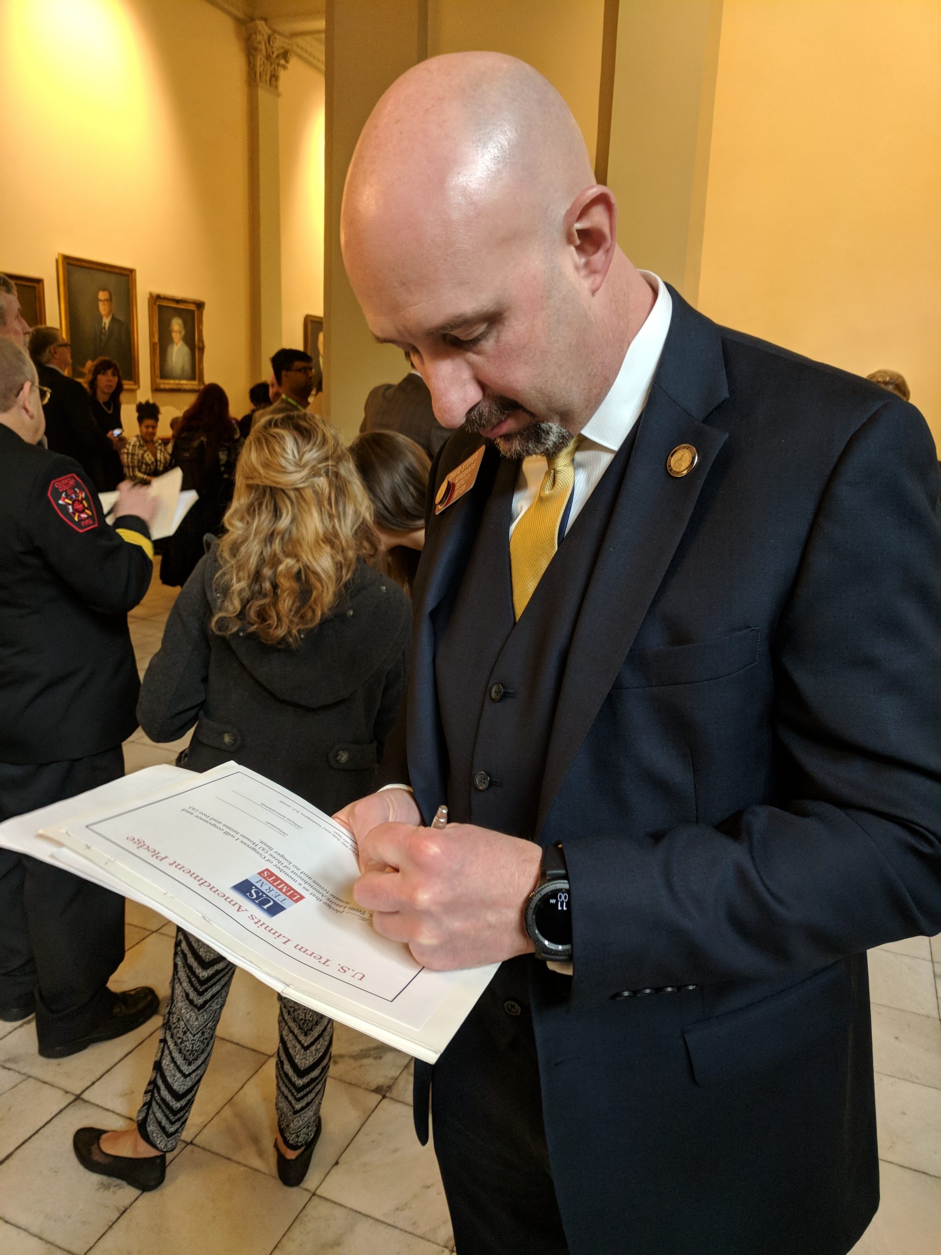 GaRepDavidStover signs term limits pledge