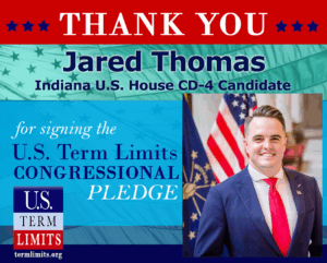 IN4 Jared Thomas signs US Term Limits pledge