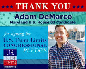 MD3AdamDeMarco signs congressional term limits pledge