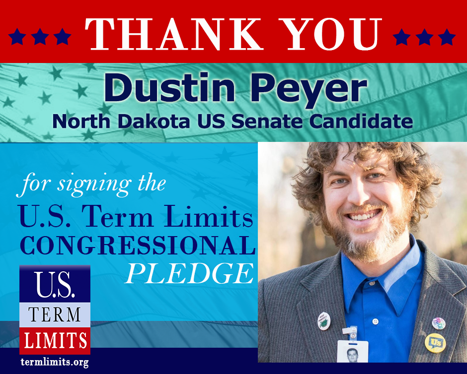 ND Senate Dustin Peyer signs term limits pledge