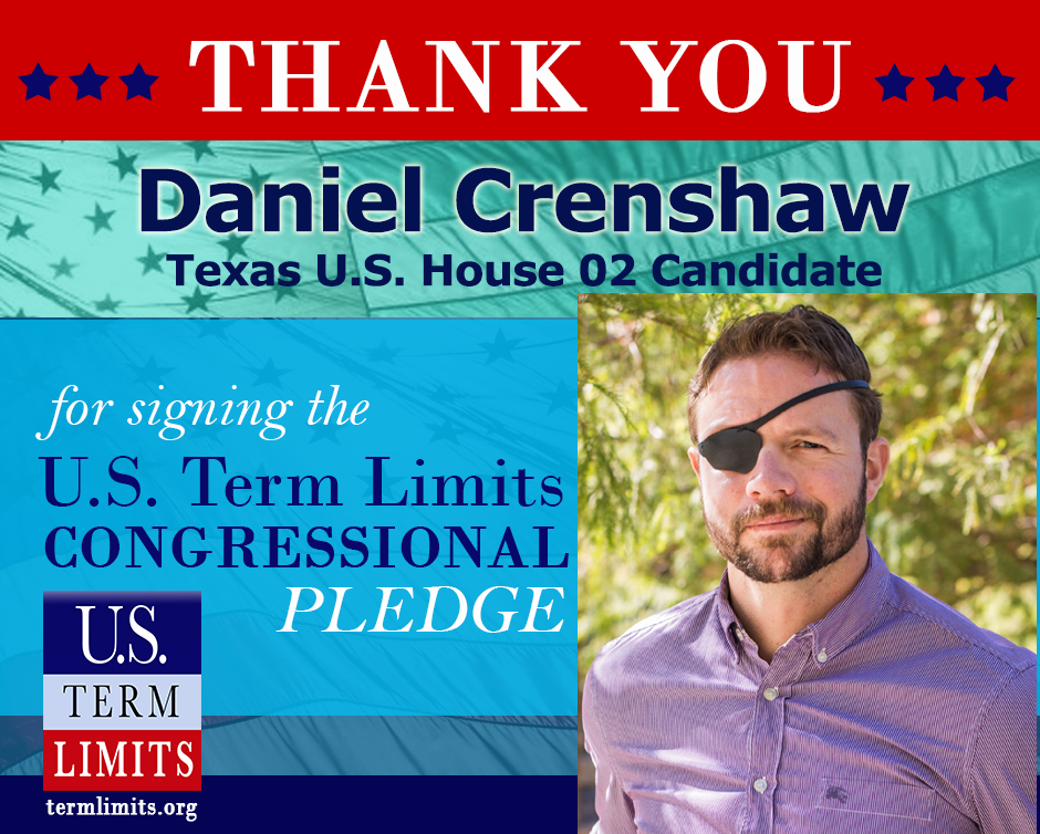 Tx2DanCrenshaw signs term limits pledge