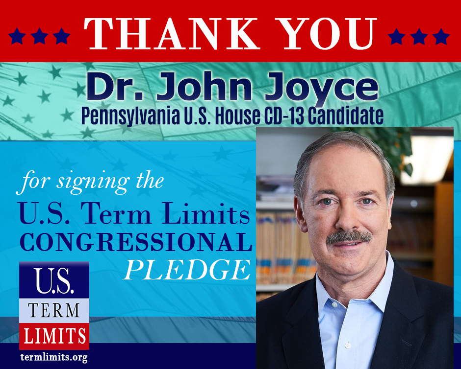John Joyce PA 13 Term Limits Pledge