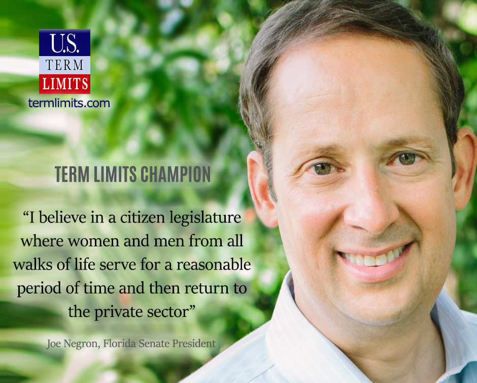 JoeNegron Term Limits Champ Resigns Florida Senate