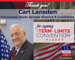 CarlLansden signs term limits pledge