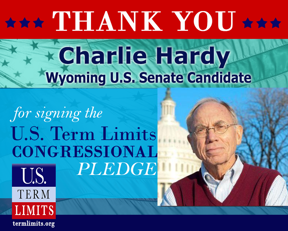CharlieHardy signs term limits pledge