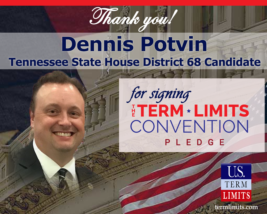DennisPotvin signs term limits pledge