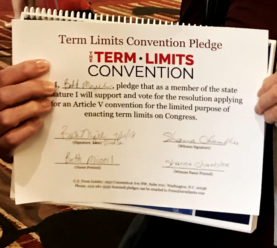 Us Term Limits Praises Beth Mizell For Signing Its Pledge Us Term Limits 8430