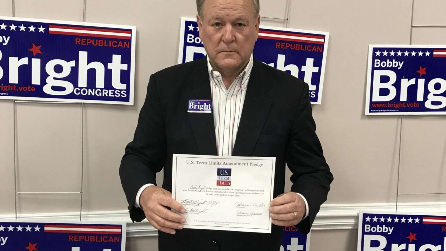 Bobbybright signs term limits pledge