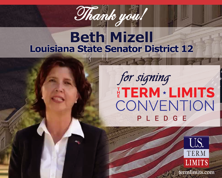 La Senator D12 Beth Mizell signs term limits pledge