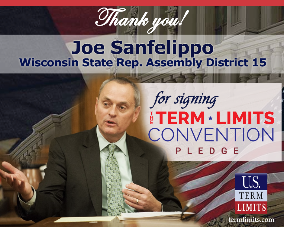 WI15 State Assembly Rep Joe Sanfelippo signs term limits pledge