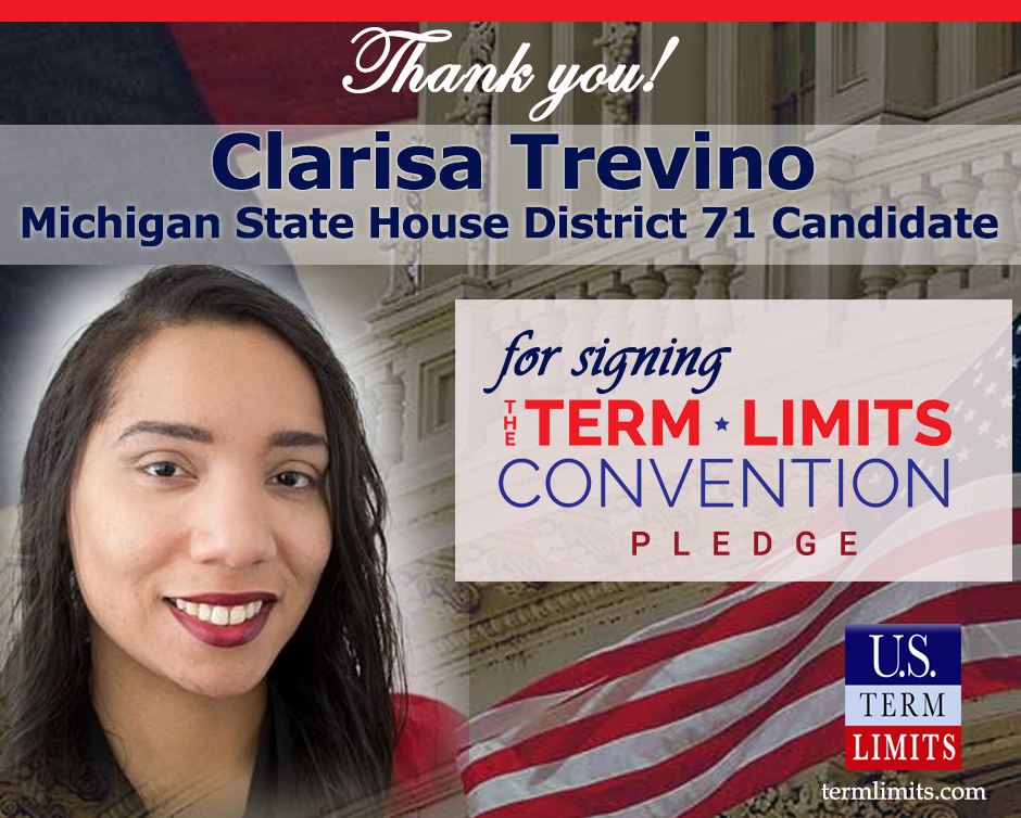 ClarisaTrevino signs term limits pledge