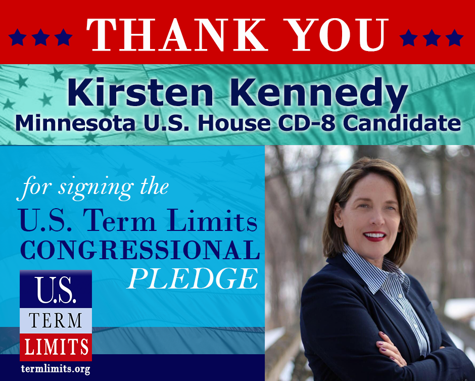 Mayor KirstenKennedy signs term limits pledge