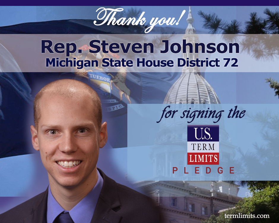 MIhd72StevenJohnson signs term limits pledge
