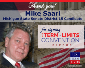 MikeSaari Michigan signs term limits pledge