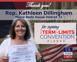 Me h72 Kathleen Dillingham signs term limits pledge