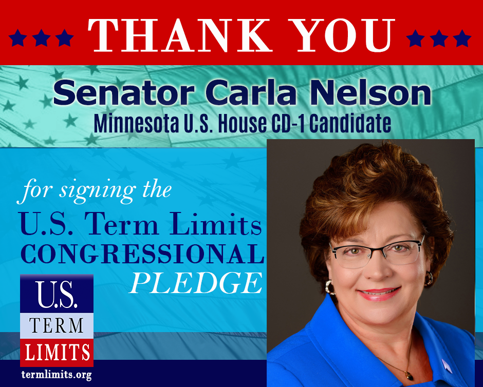 Mn1 Senator Carla Nelson signs term limits pledge
