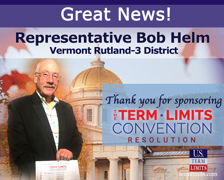 Bob Helm VT Sponsors Term Limits