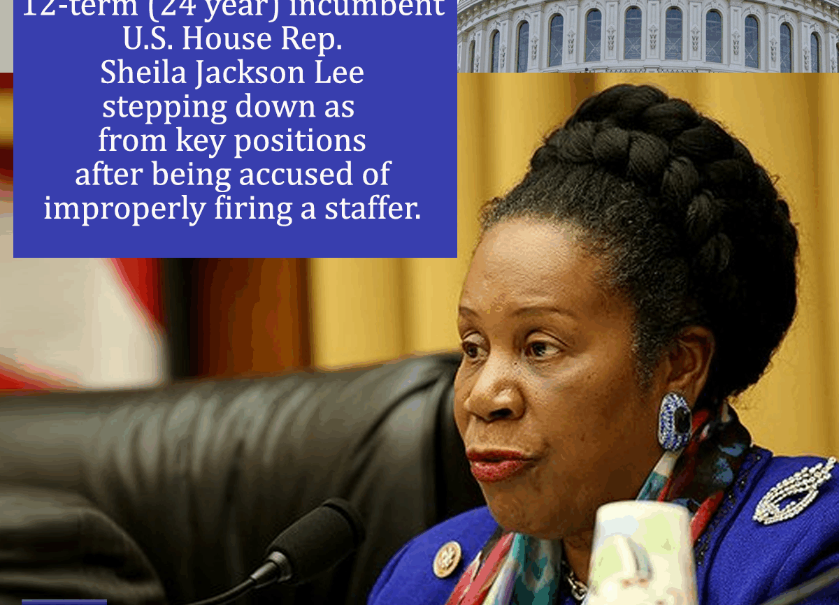 Sheila Jackson Lee steps down from key positions
