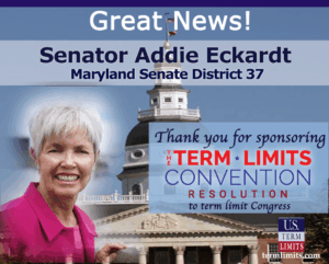 Senator Eckardt Maryland Term Limits Bill Sponsor