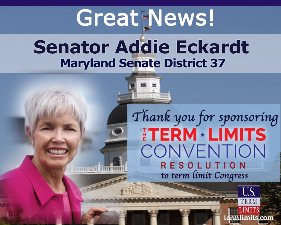 Senator Eckardt Maryland Term Limits Bill Sponsor