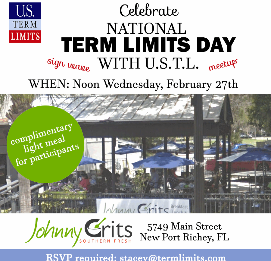 Johnny Grits New Port Richey Term Limits Celebration