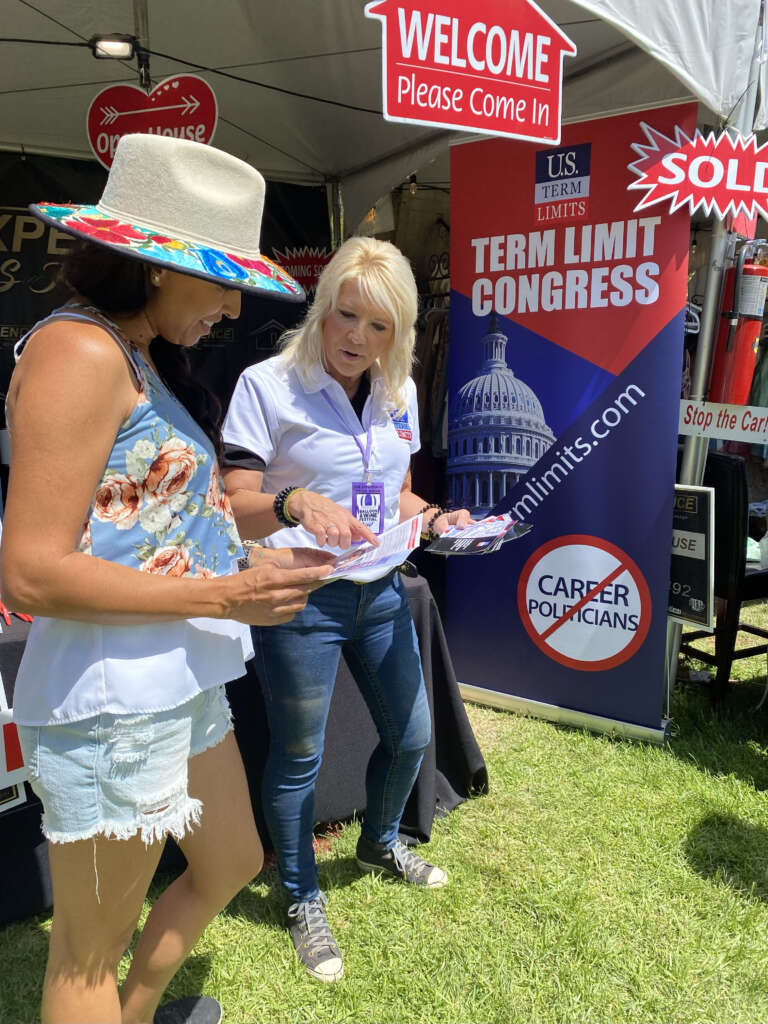 booth at balloon fair in california