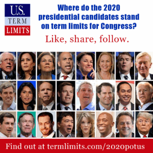 Where do the 2020 candidates for president stand on term limits for congress?