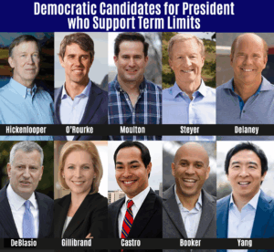 Democratic candidates for president who support term limits