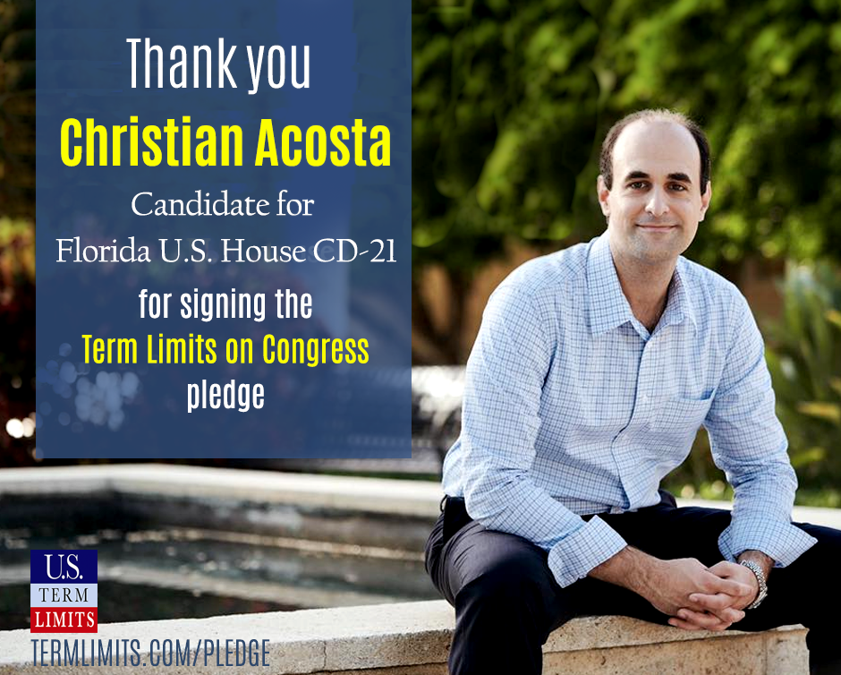 Flcd21ChristianAcosta signs term limits on Congress pledge