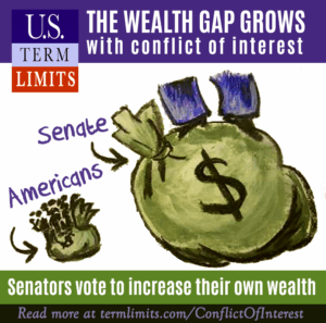 Senators increase personal wealth through policymaking