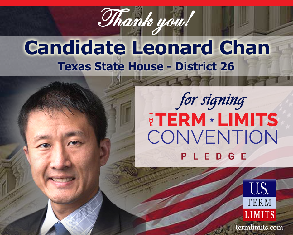 Third Candidate Signs Pledge For Congressional Term Limits U S Term