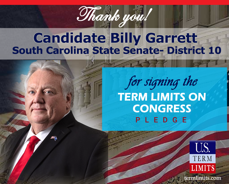 Billy Garrett Pledges to Support Congressional Term Limits - U.S. Term ...