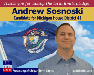 Sosnoski mi 41 Andrew signs term limits pledge
