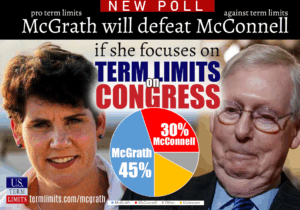 Amy McGrath can beat Mitch McConnell if she focuses on term limits for Congress