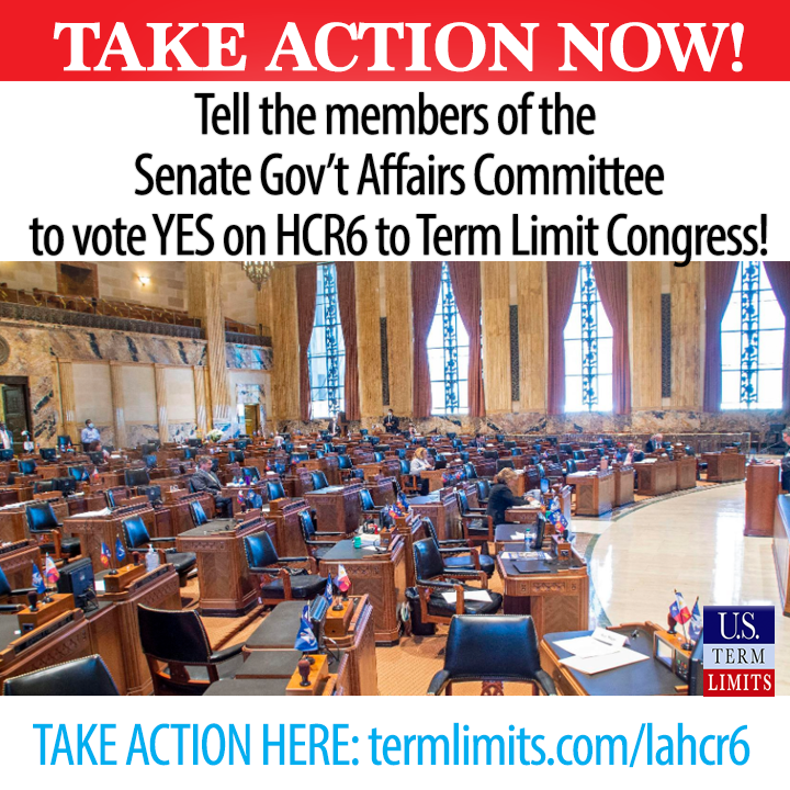 Let's pass the term limits on Congress resolution through Louisiana