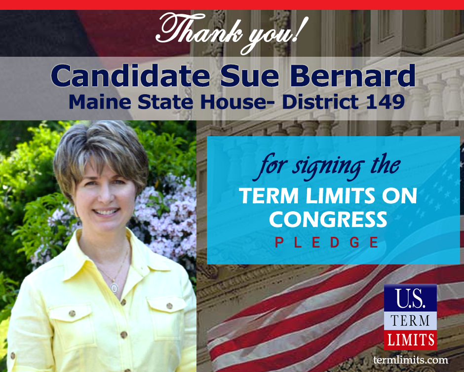 Sue Bernard Pledges to Support Congressional Term Limits - U.S. Term Limits