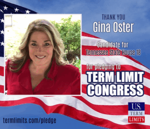 Gina Oster Tennessee House District 18 signs term limits pledge