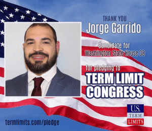 Jorge Garrido WA H 038 supports term limits on Congress