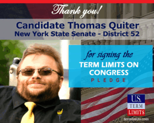 Thomas Quiter of NY supports term limits on Congress