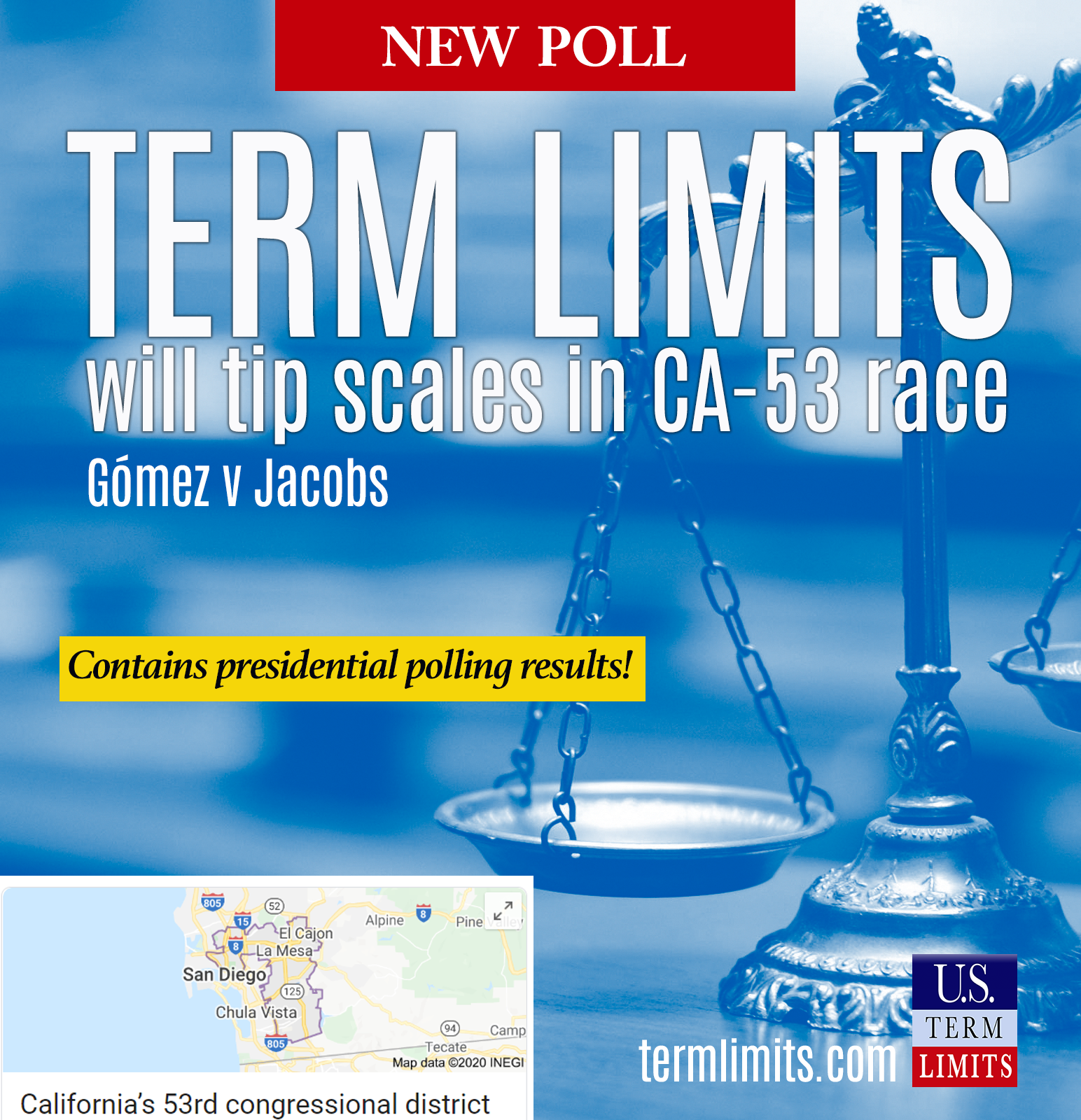 Term limits important factor in Gómez v Jacobs California CD53 race