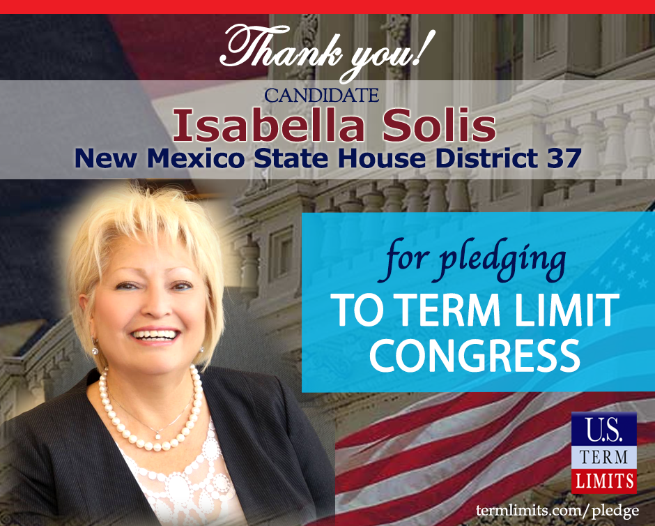 Isabella Solis Pledges To Support Congressional Term Limits - U.S. Term ...