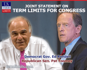 Pennsylvania Senator Pat Toomey Governor Ed Rendell