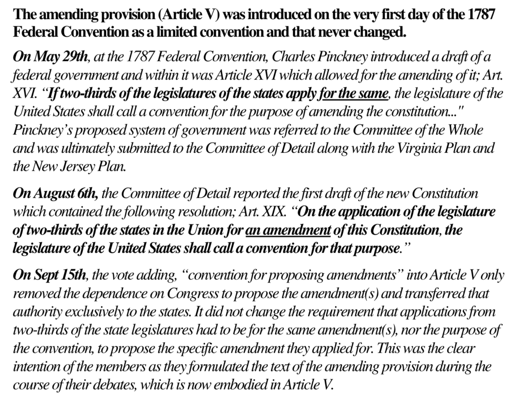 Debunking Myths Against an Article V Convention and Term Limits for ...